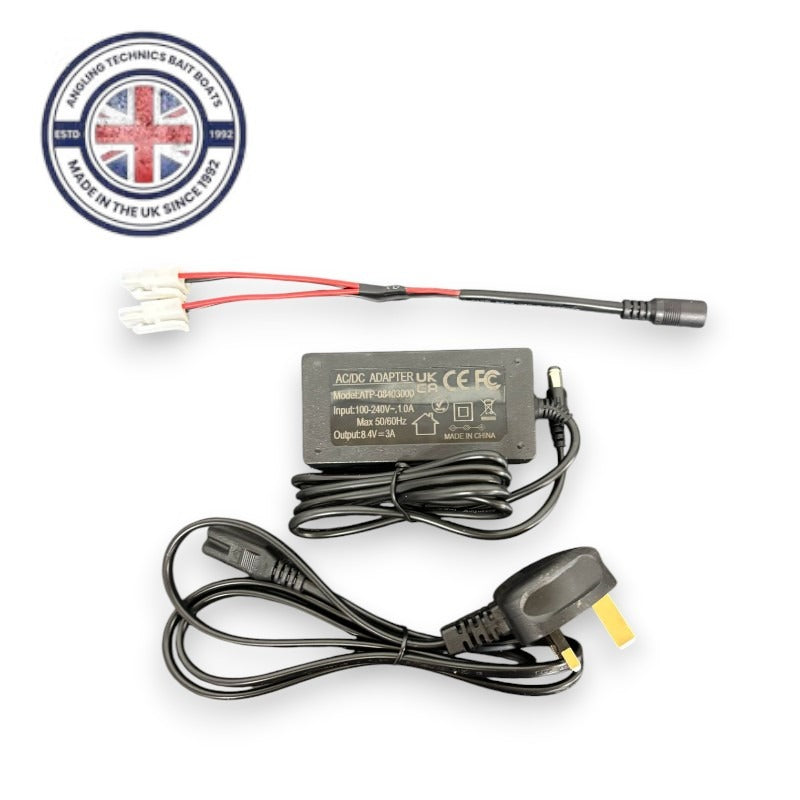 NEW Lithium Bait Boat Battery Charger and Double lead