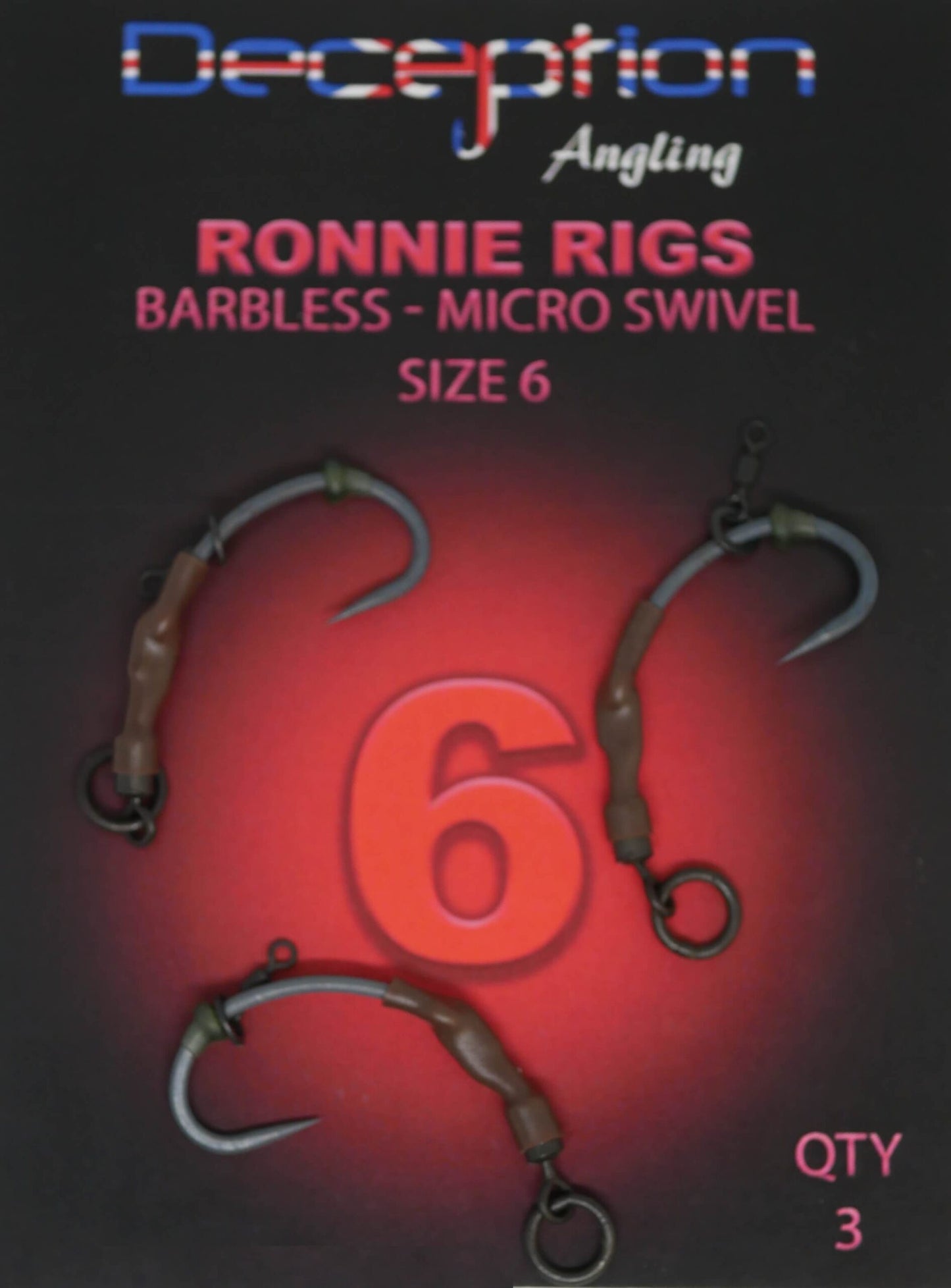 Ronnie Rigs MICRO SWIVEL barbless