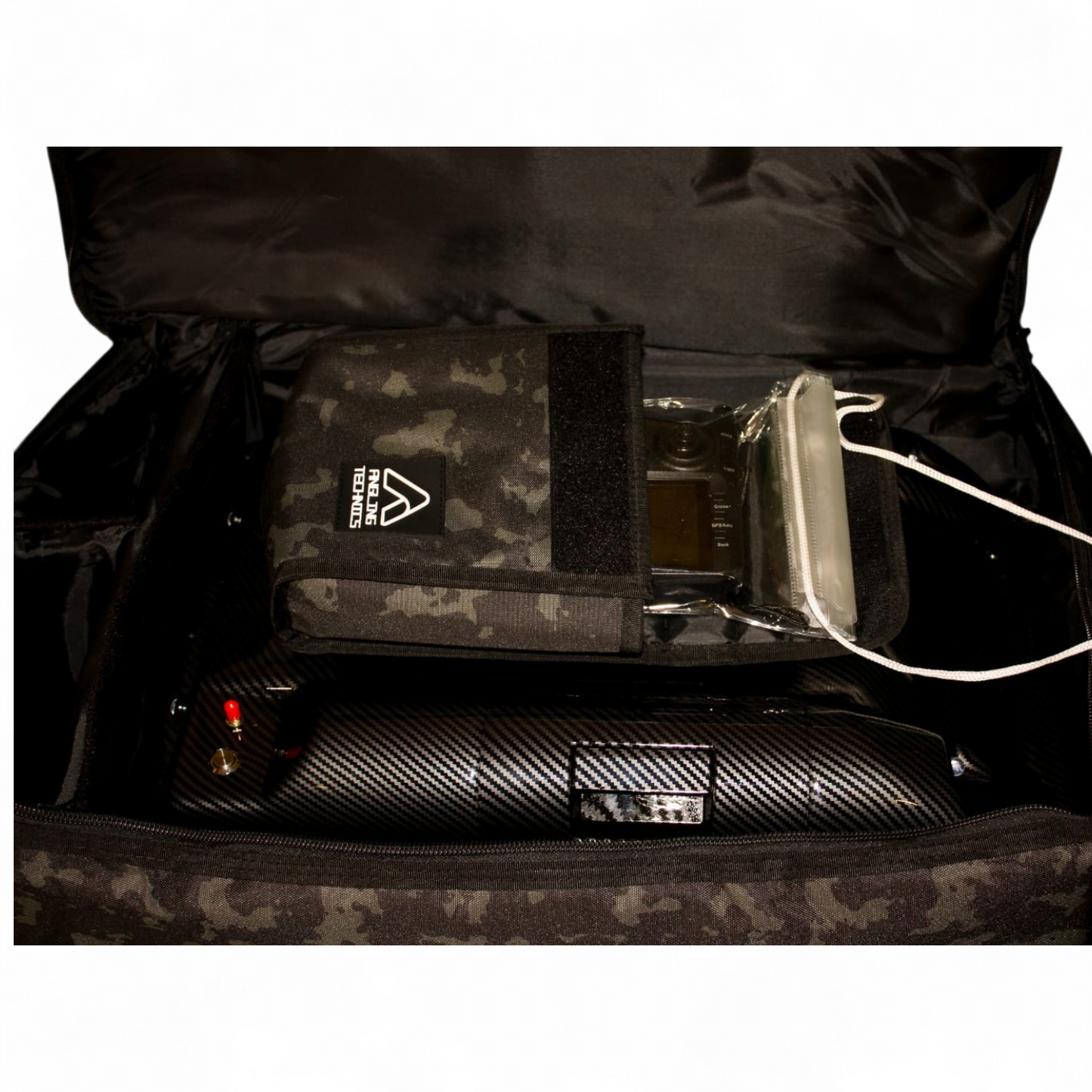 Dark Camo Compact Bait Boat & Barrow Bag