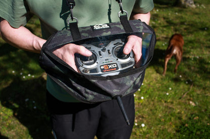 Dark Camo Rain Proof Bait Boat Handset Bag