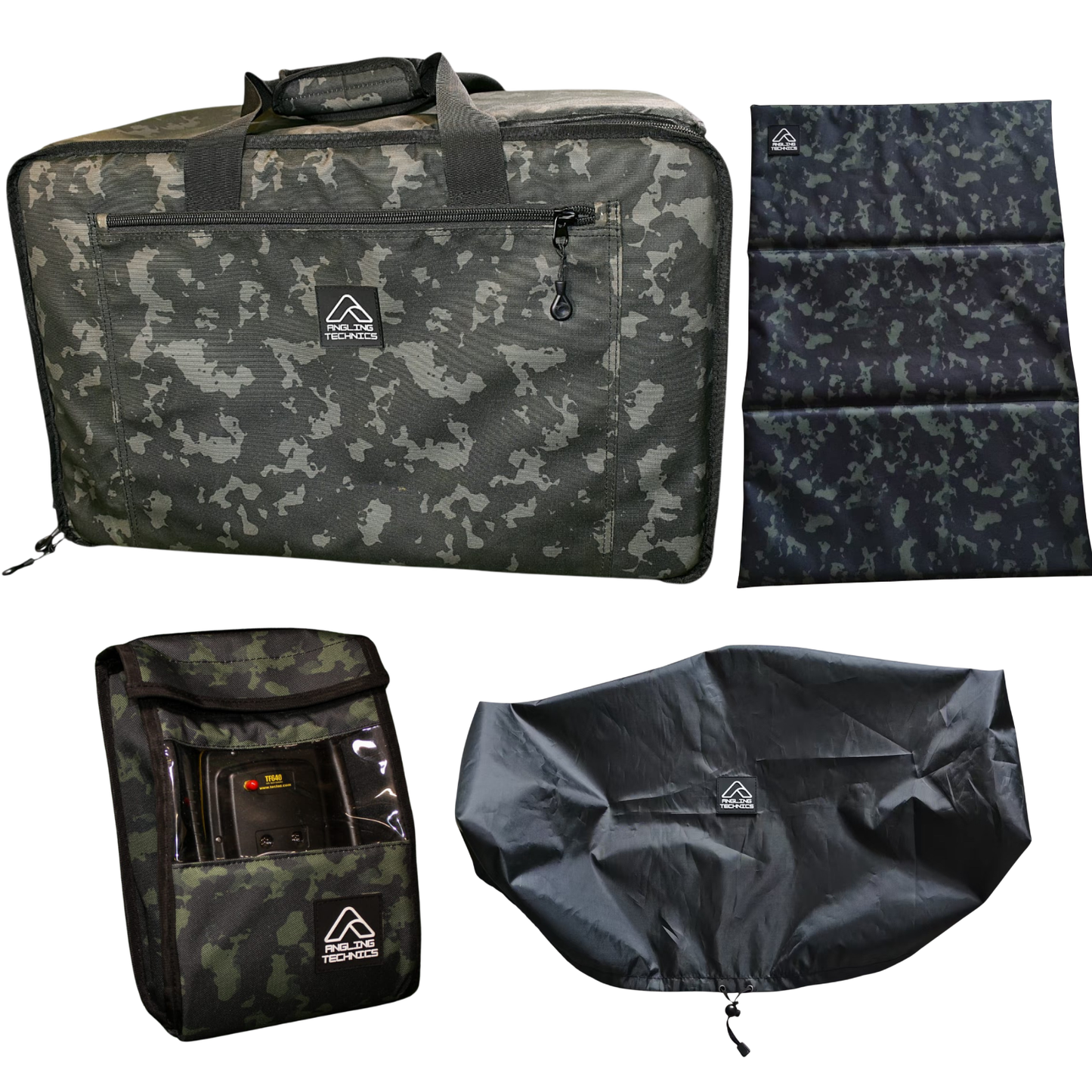 Dark Camo Bait Boat Protection Luggage Bundle