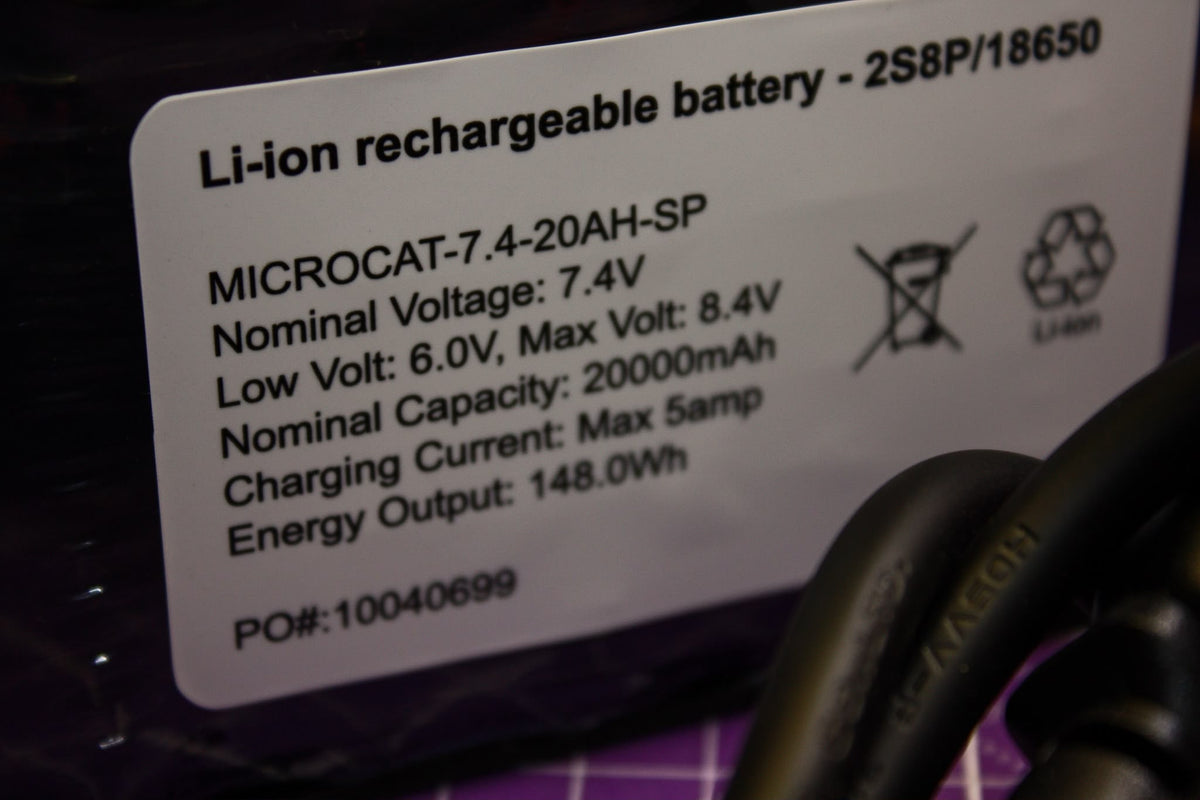Lithium Bait Boat Battery Bundle 20000mah