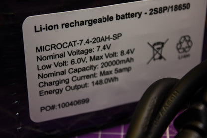 Lithium Bait Boat Battery Bundle 20000mah