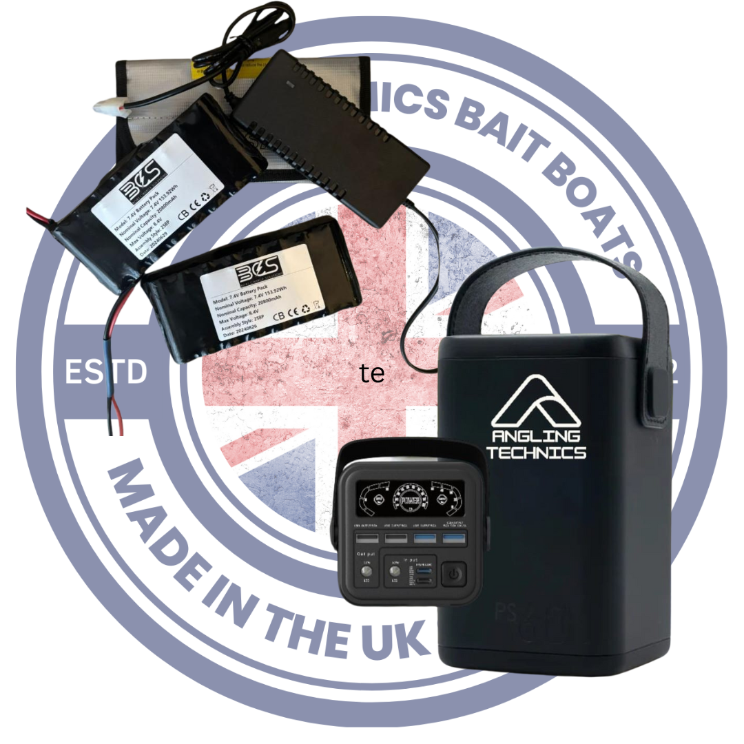 Lithium Bait Boat Battery Bundle & Volt Lithium Power Pack