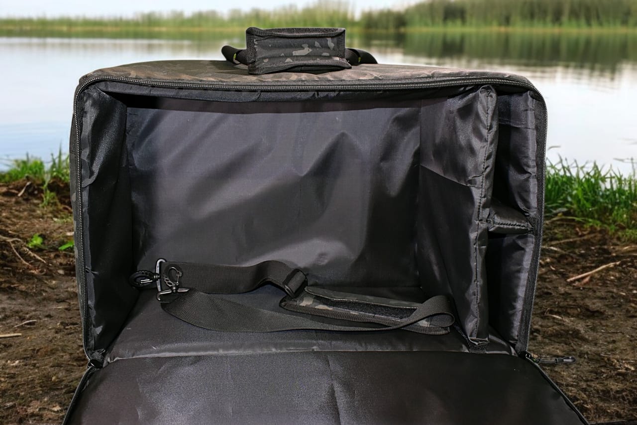 Dark Camo Bait Boat/Barrow Bag