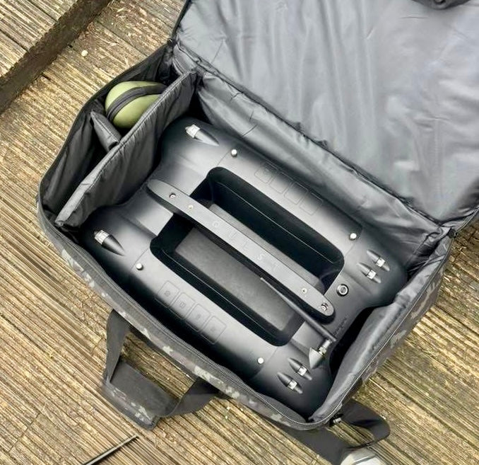 Dark Camo Compact Bait Boat & Barrow Bag