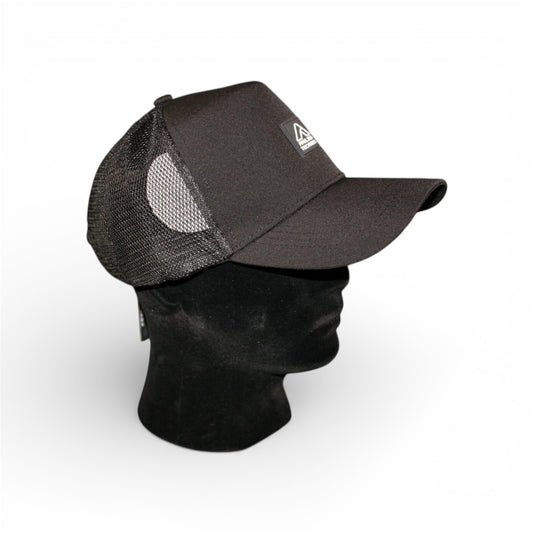 Black Trucker Baseball Cap