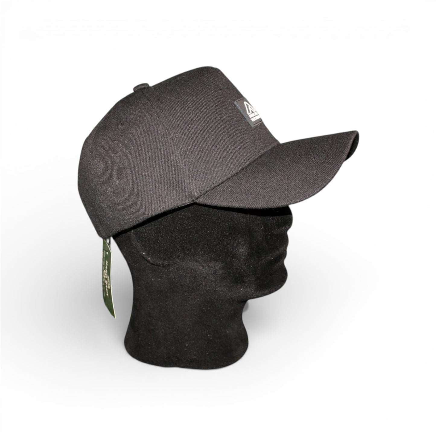 Black 5 Panel Baseball Cap