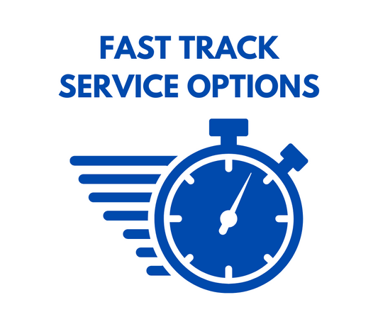 FAST TRACK TWO OR FOUR WEEK TURNAROUND