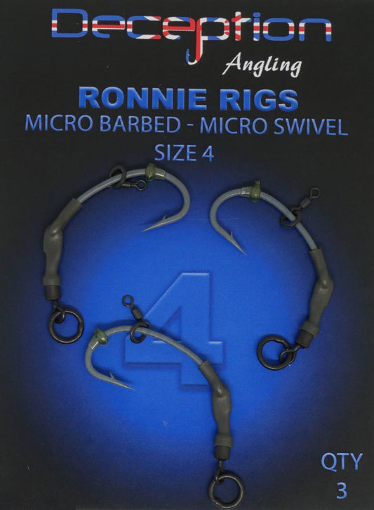 Ronnie Rigs MICRO SWIVEL barbed